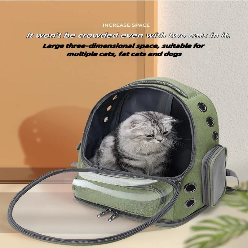 Sac capsuleTransparent pour chat🐯🐯