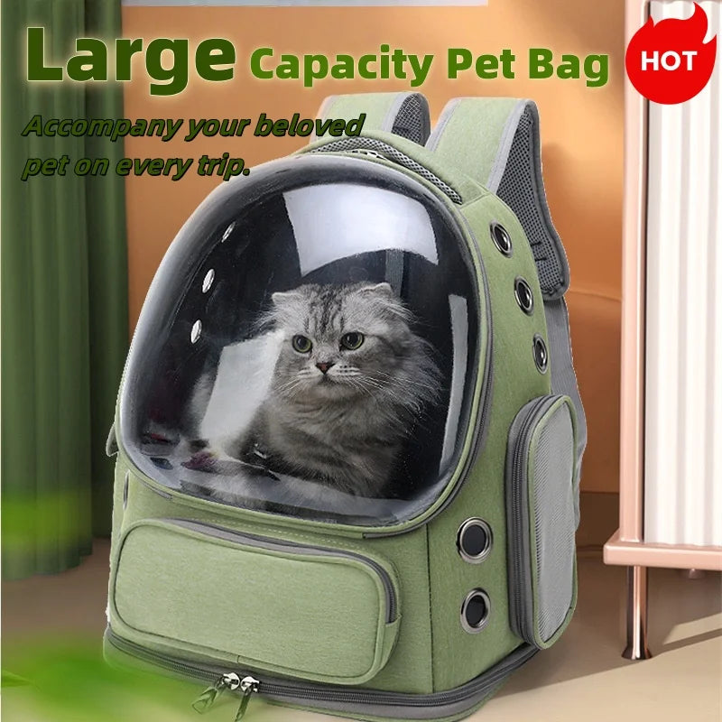 Sac capsuleTransparent pour chat🐯🐯